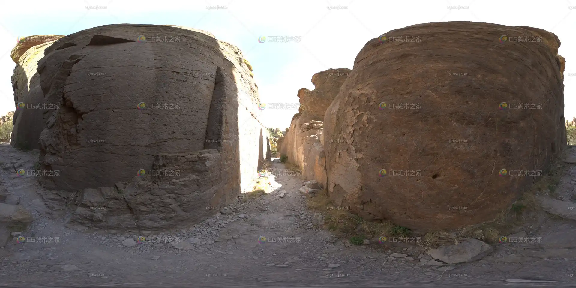 红岩峡谷小径贴图