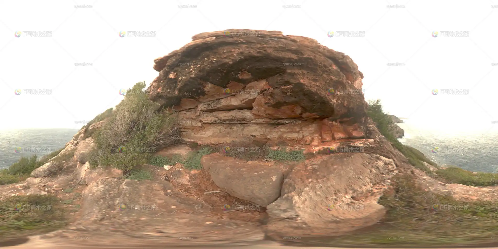 红岩景观贴图