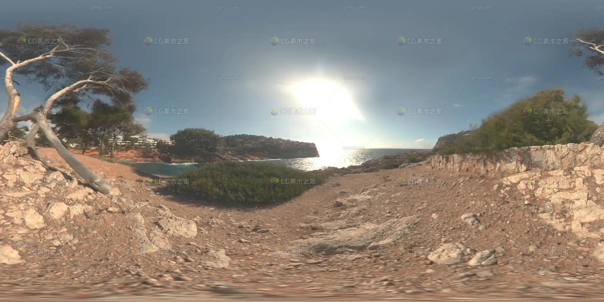 滨海岩滩景观贴图