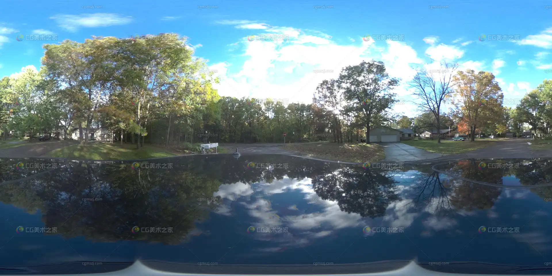 郊野水洼景观贴图