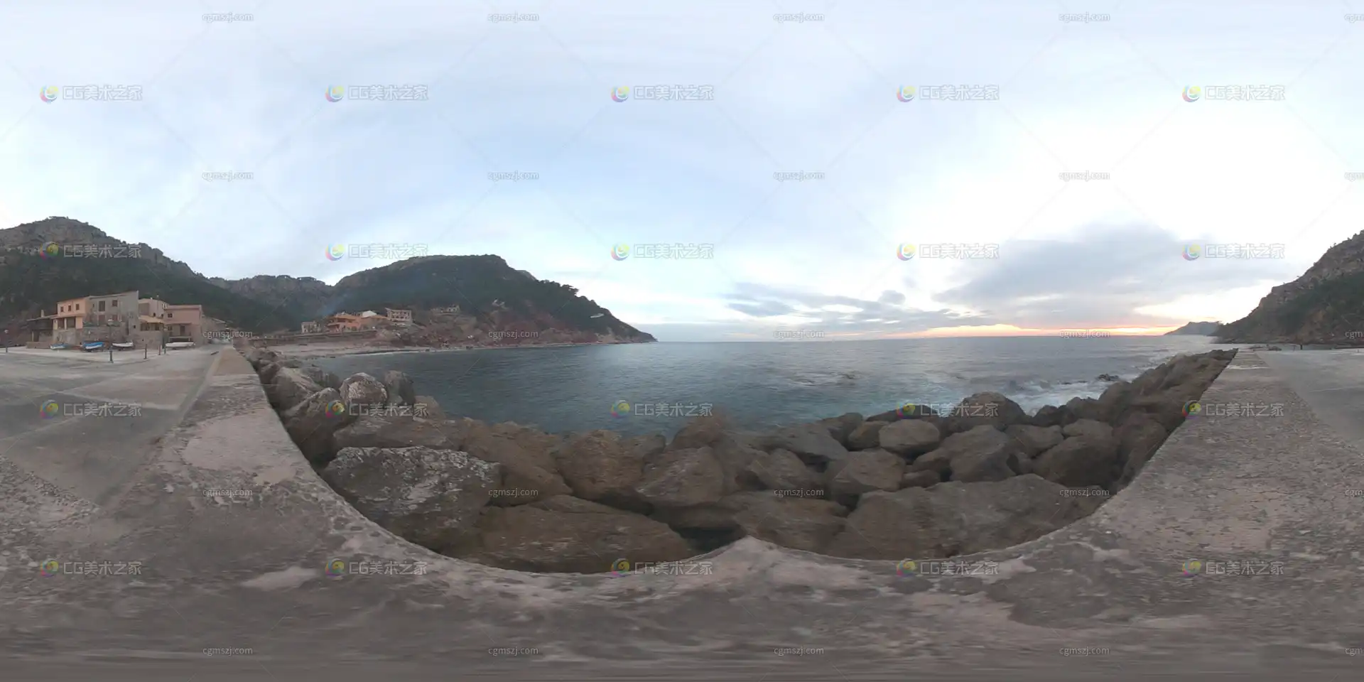 滨海石滩景观贴图