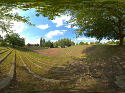 郊野阶梯草坪景观贴图