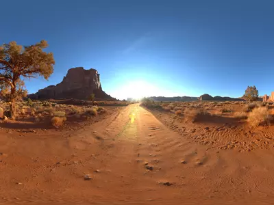 荒漠日出景观贴图