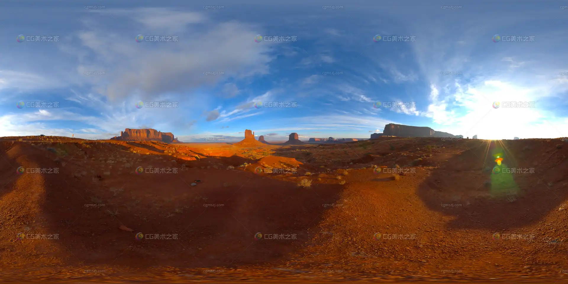 荒漠岩柱景观贴图