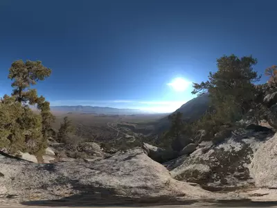 山野日出景观贴图