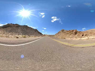 荒漠公路景观贴图