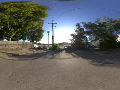 乡村路口景观贴图