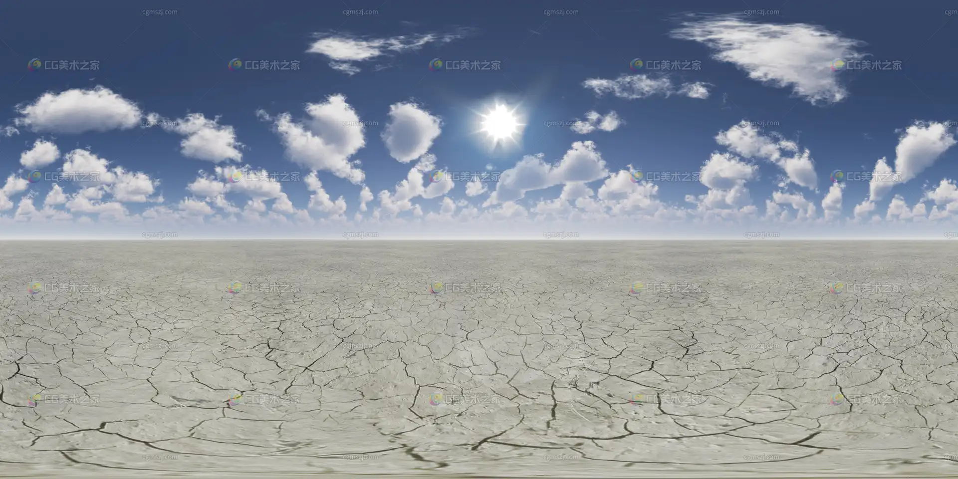 干裂荒漠景观贴图