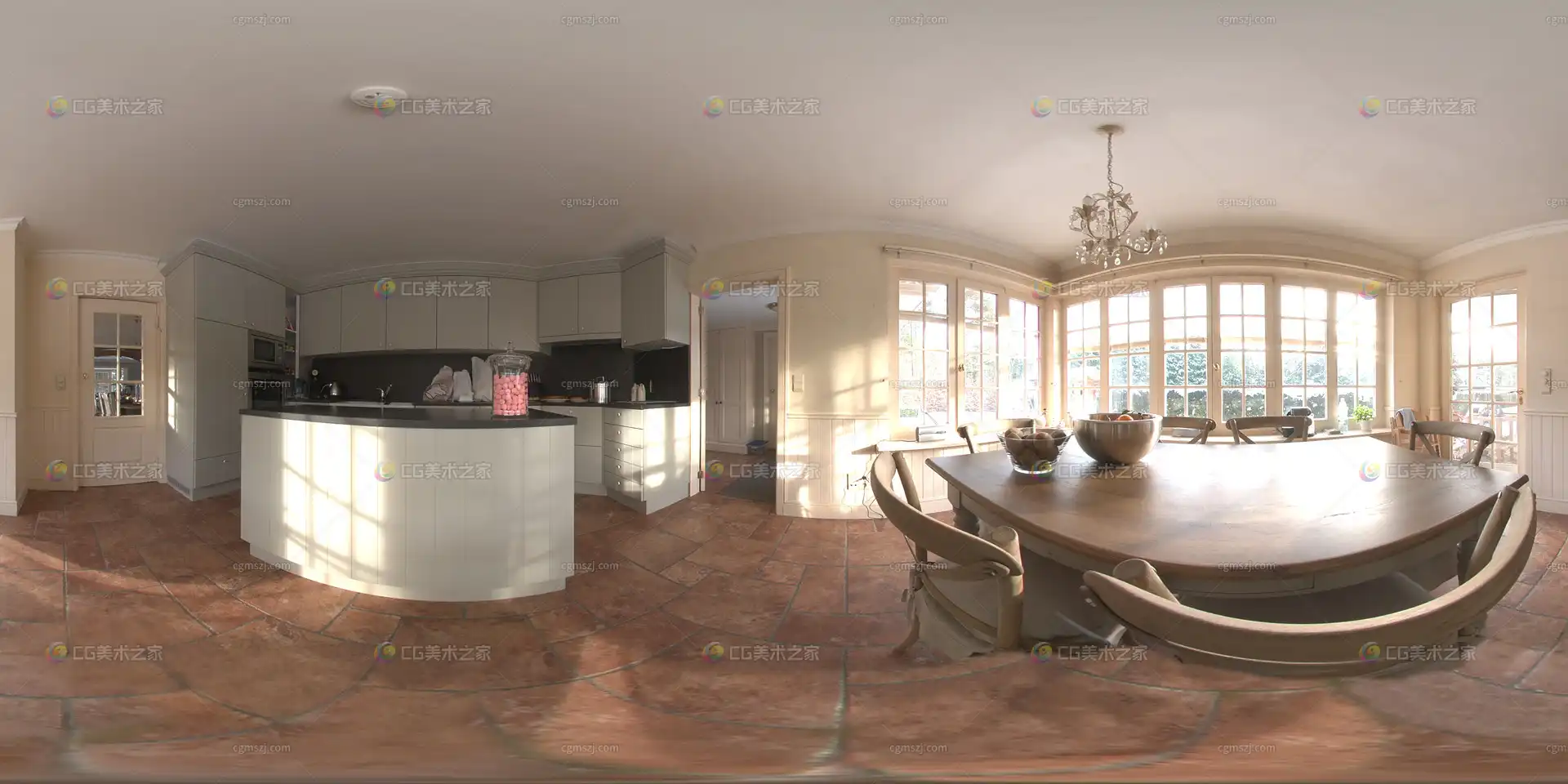 室内家居厨房贴图