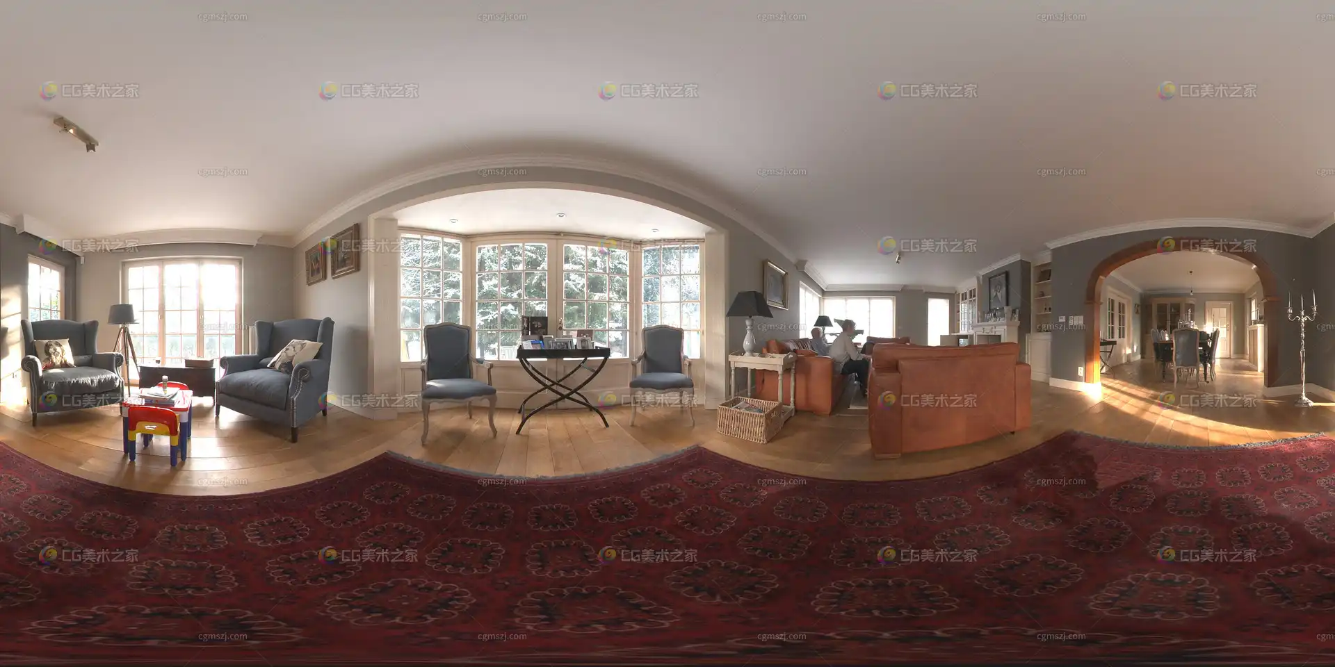 室内家居客厅景观贴图