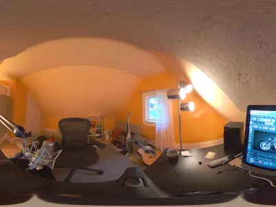 工作室室内景观贴图