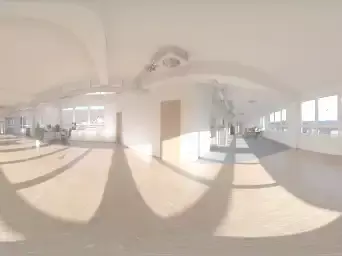 现代办公空间全景贴画图