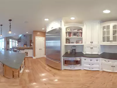 美式厨房全景贴图