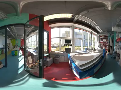 现代工作室全景贴图