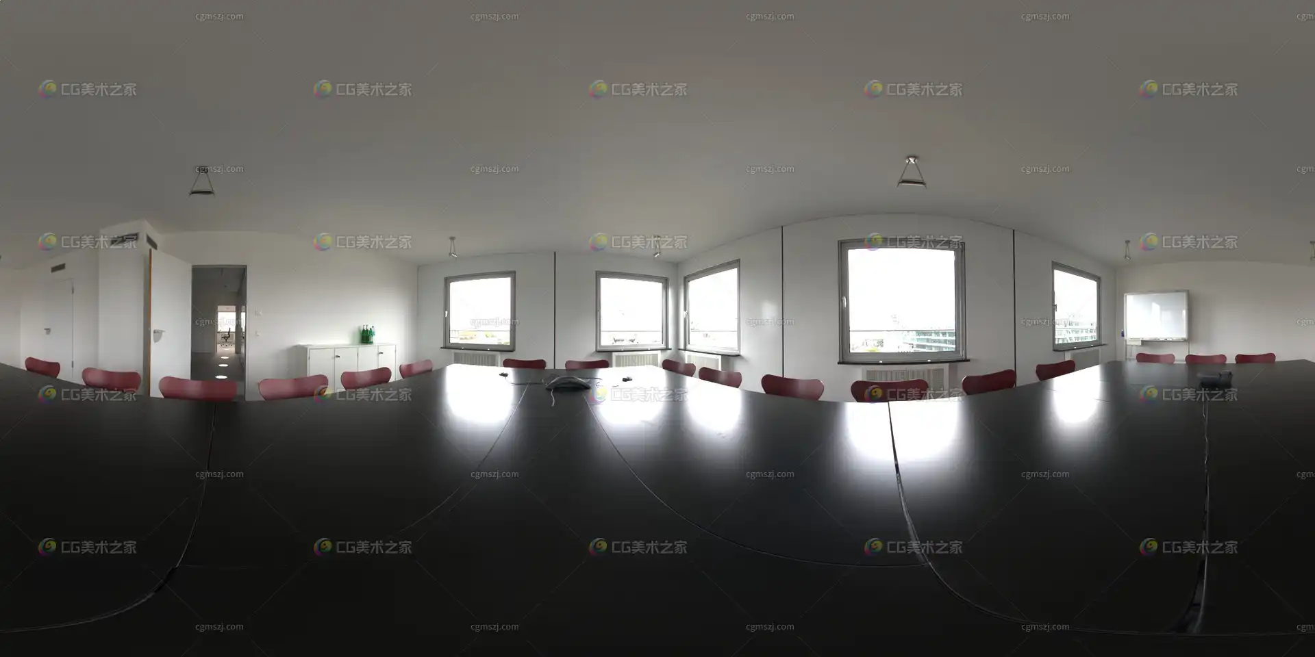 现代全景贴图会议室