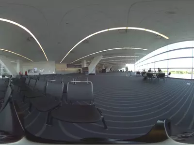 现代大型公共空间全景贴图