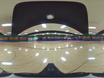 室内运动场全景贴图