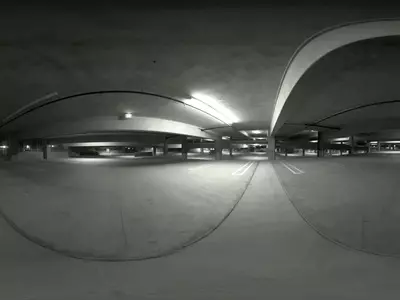 地下停车场全景贴图
