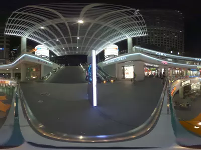 商业广场夜景全景贴图