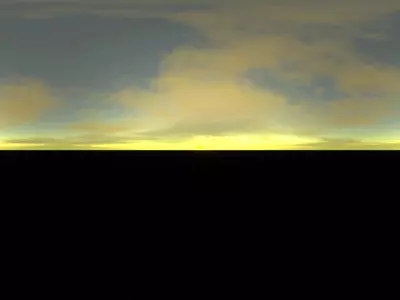 昏暗天空全景贴图 