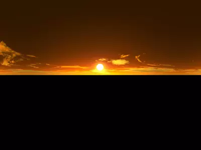 落日夕阳昏暗天空 贴图