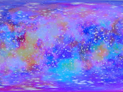 彩色星云全景贴图