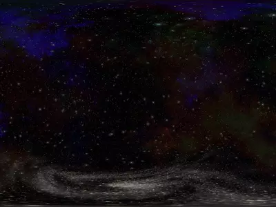 星空全景贴图
