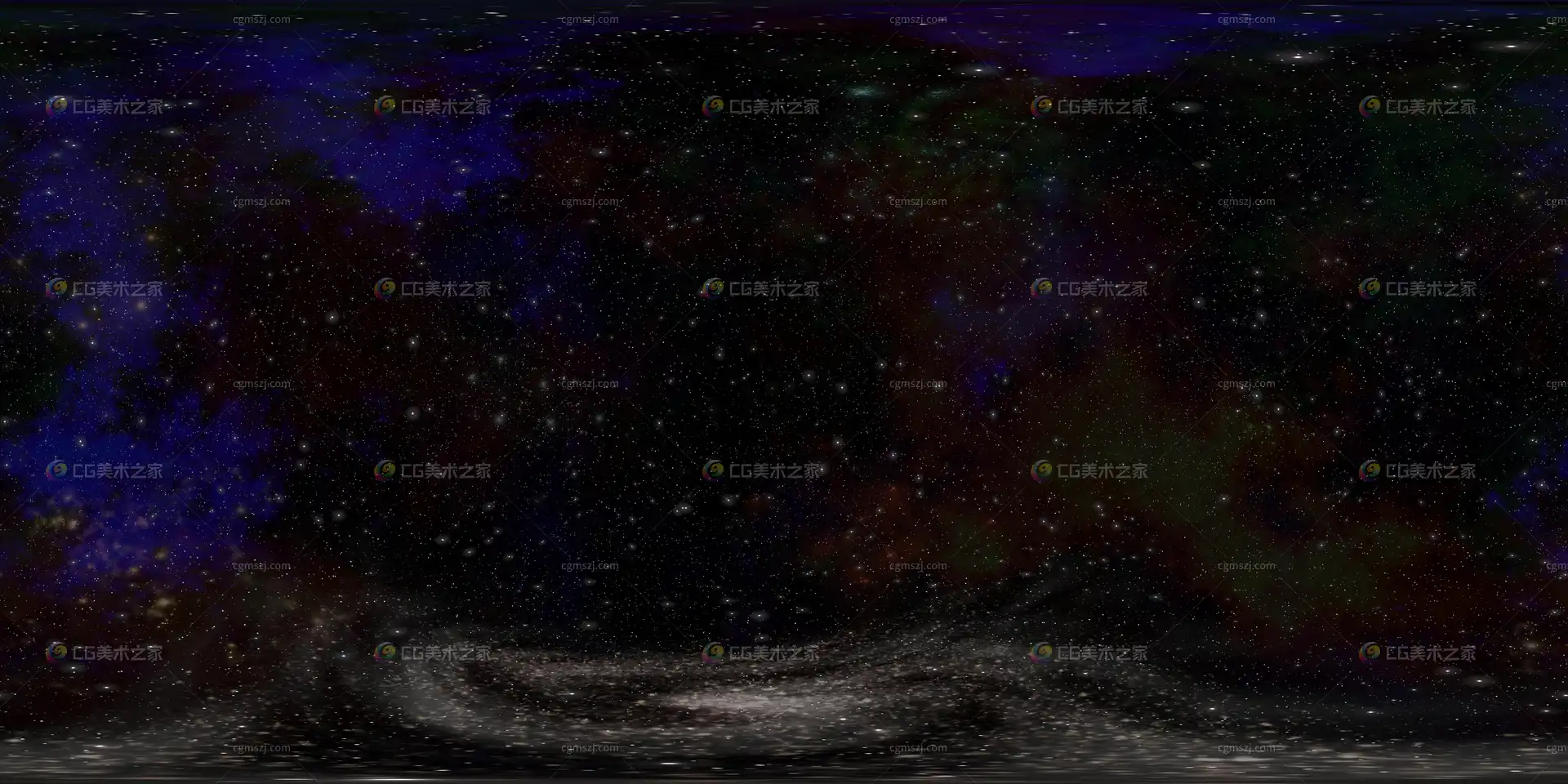 星空全景贴图