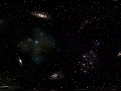 星系群全景贴图