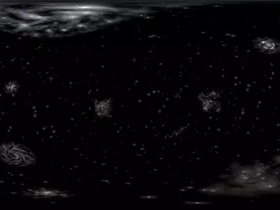 星系星团全景贴图