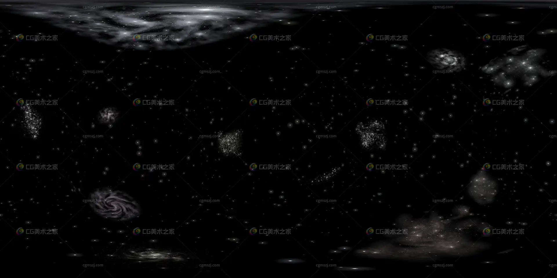 星系星团全景贴图