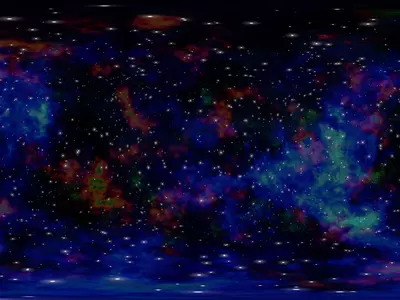 多色星云星团全景贴图