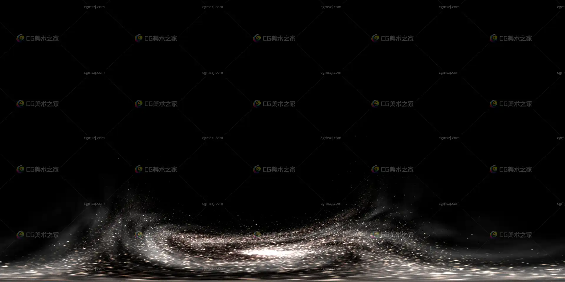 银河流星带全景贴图