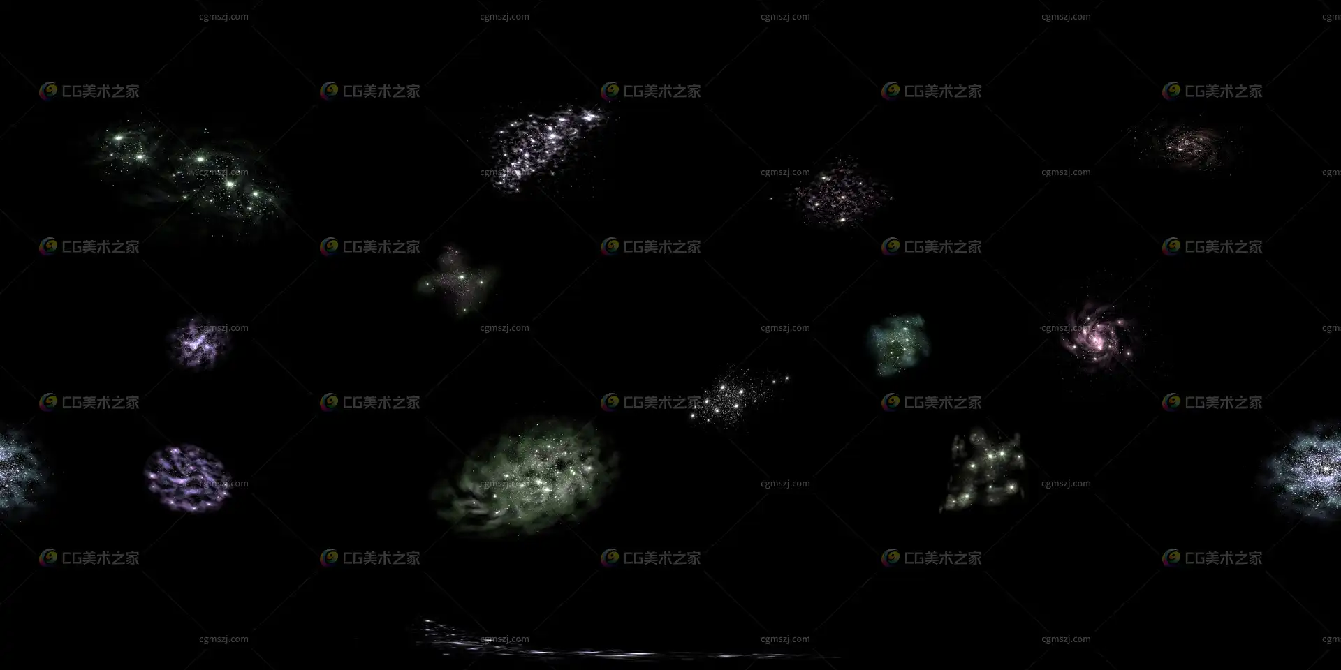 多彩星团全景贴图