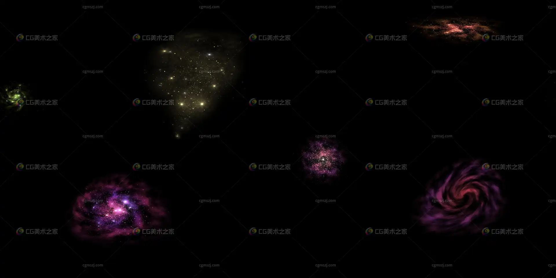 星系星团全景贴图