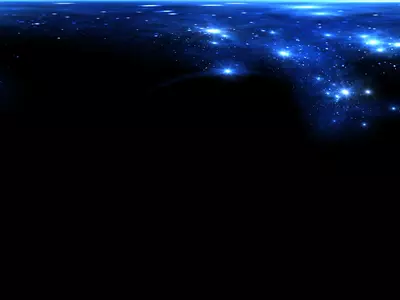 蓝色银河星系全景贴图