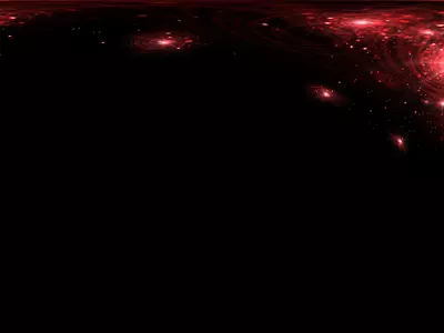 红色星云星团全景贴图