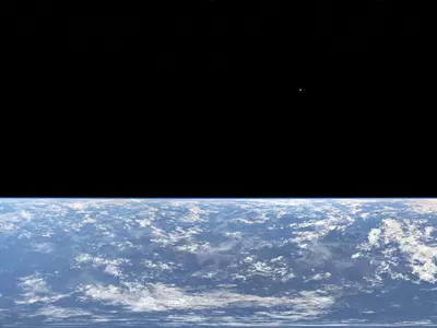 写实太空地球全景贴图