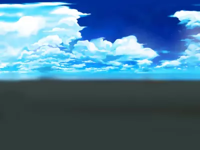 漫画卡通蓝天白云贴图