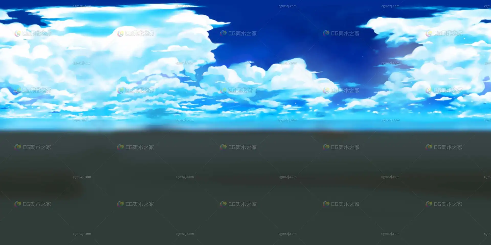 漫画卡通蓝天白云贴图