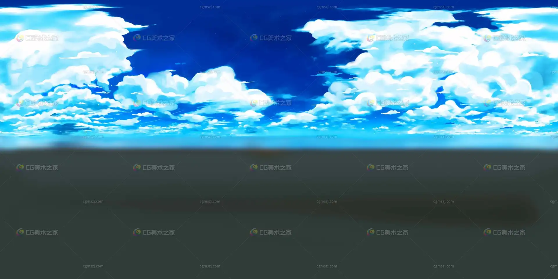 漫画蓝天白云贴图