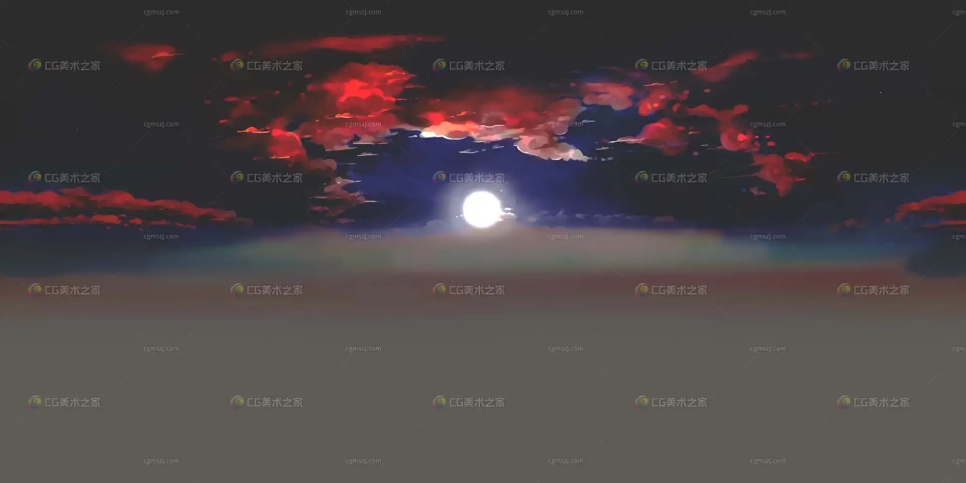 漫画卡通天空贴图