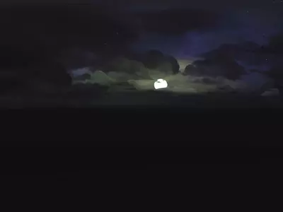 漫画卡通天空贴图