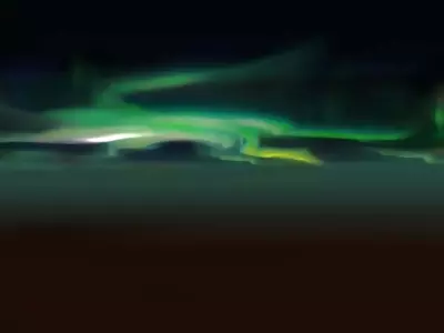 漫画卡通 深夜极光贴图