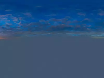 蓝空日落云朵贴图