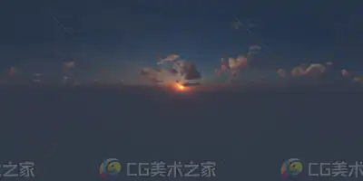 黄昏日落天空贴图