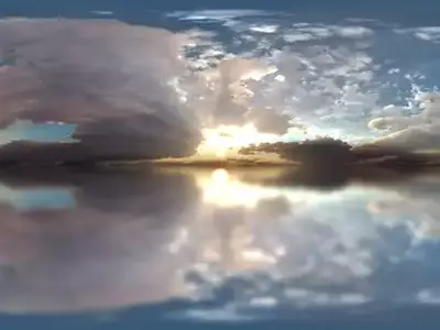 天空水面倒影贴图