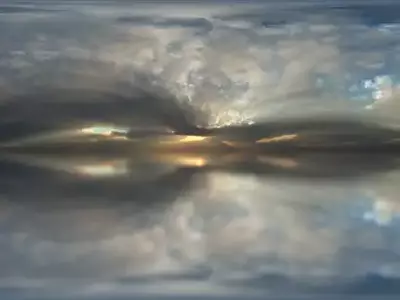 日出水面倒影贴图