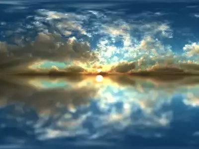 天空海面倒影贴图