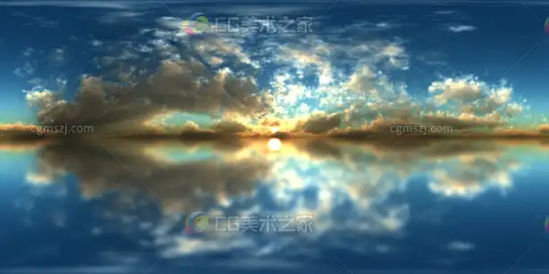 天空海面倒影贴图